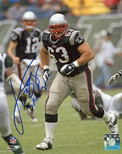 Joe Andruzzi New England Patriots a semnat 8x10 3x Champ a inscriptat Patriots Alumni - Fotografii NFL autografate