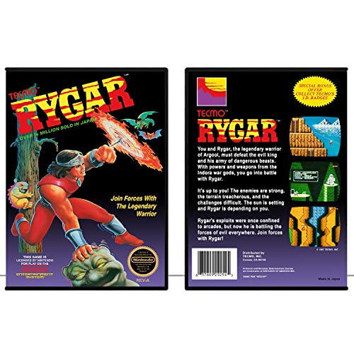 Rygar | Nintendo Entertainment System - doar caz de joc - fără joc