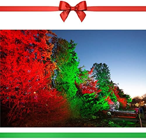ALIDE roșu verde MR16 GU5. 3 becuri Led, înlocuiți 20W 35w 50w Halogen, 12V 5W roșu verde MR16 pentru decorarea sărbătorilor de Crăciun iluminat peisaj exterior, 38 Deg,6 pachete Mix