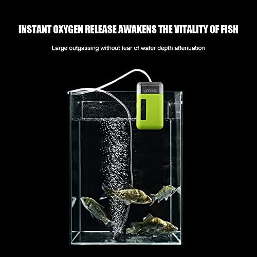 Uxzdx USB Senzor inteligent Senzor Poma de oxigen Portabilă Iluminare Smart Inducție LED LED -uri de pescuit în aer liber Oxigenare pompă de aer