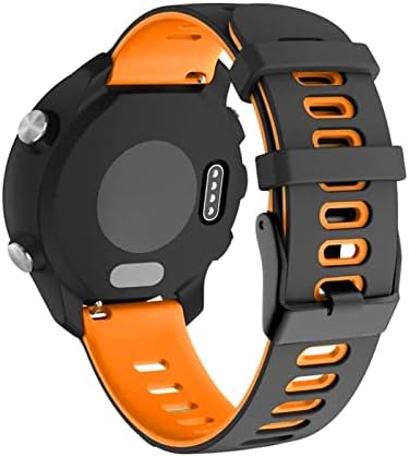 Fulnes 20 22mm Watchband pentru Garmin Venu 2 Sport Sport Banda Forerunner 645 245 55 158 Vivoactive 3 4 Brățară de silicon curea Venu 2 Plus Watchband
