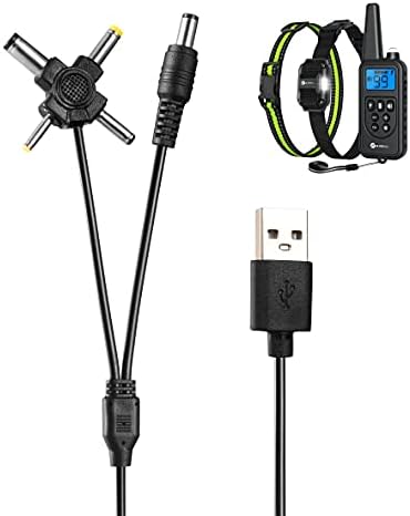 Cablu de încărcare a cablului de încărcare a câinilor USB compatibil pentru panta PT880, Instecho, Groovypets, Esky, Bousnic,