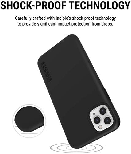 Incipio DualPro Dual Layer Case Pentru Apple iPhone 11 Pro Max cu protecție flexibilă împotriva șocurilor-Negru