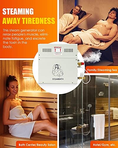 CGOLDENWALL 4.5 kw generator de abur acasă duș saună baie spa Generator de baie de aburi pentru încălzirea spațiului adecvat