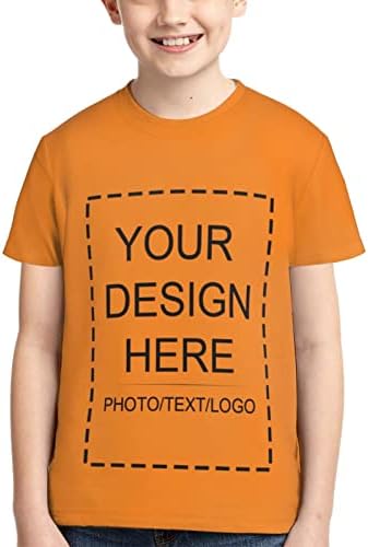 Cămașă personalizată pentru Copii Băieți Fete design personalizat propria imagine Tricou Text foto imprimare față / spate