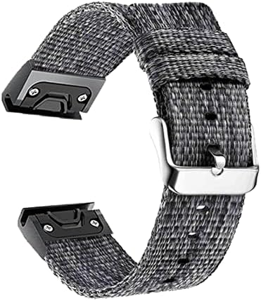 Kappde pentru Garmin Fenix ​​6 6X Pro 5 5x Plus Forerunner 945 935 Abordare S60 S62 Easy Fit Woven Nylon Watchband cu bandă