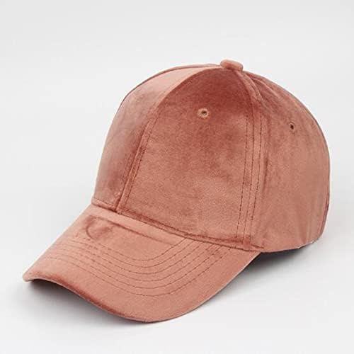 Capac de baseball din lână Cap de baseball nou de catifea pentru femei bărbați zdrobiți pălărie simplă de pălărie sport hip