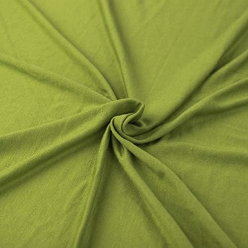 Țesătură elegantă țesătură tricotată din Spandex Rayon-160 GSM, verde praf Special)