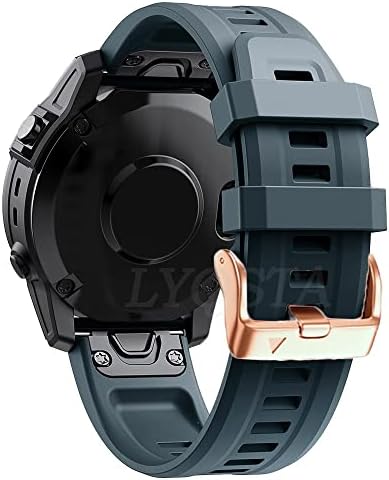 WSCEBCK 20mm Band Watch pentru Garmin Fenix ​​7s 6s/ 6s Pro oficial Silicon SLAPPACTING STRAP FENIX 5splus/ D2 Delta S Instinct 2 Rose Gold Buckle Smart Watchbands Bands