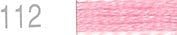 Lecien Japonia 2512-112 Cosmo Cotton Brodery Floss, 8m, Skein Pink