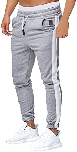 Pantaje de pulover UBST pentru bărbați, 2022 Spring Camo Camo Side, pantaloni cu dungi cu dungi Elastic Alergare atletică Pantaloni