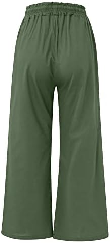 Pantaloni de lenjerie pentru femei pantaloni Cu Picior drept pantaloni de lucru pentru femei Pantaloni de vară pantaloni de