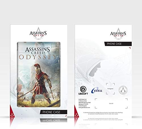 Case Head Designs a licențiat oficial Assassin's Creed Alexios cu Spear Odyssey Artwork Case moale Gel Compatibil cu Samsung Galaxy A32