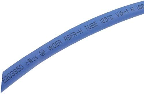 X-Dree Blue 8m 26.2ft Long 6,0mm dia. Tubul tubului de micșorare termic de poliolefină (Tubi Termorestringibili Termoretrabili
