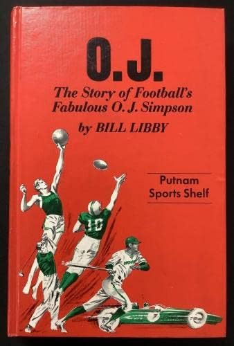OJ Simpson Semnat Cartea HCB Story Fabuloasă Juice Bills Fotbal Autograf HOF JSA - NFL Autografat Elemente diverse