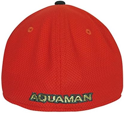 Logo -ul Aquaman Orange a montat New Era 39thirty Cap