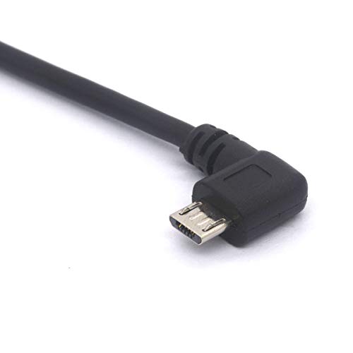 Unghiul drept Micro USB până la mini extensor de cablu feminin USB - 90 grade B Micro USB Masculin la Mini Adaptor de conector