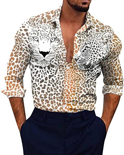 Men Fashion casual casual la modă 3D Digital Tipărire ușoară Tricouri lungi respirabile pentru bărbați cu mânecă scurtă