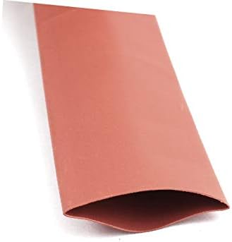 X-Dree 20mm DIA Piolefină roșie 2: 1 Tub de tracțiune termică sârmă de înveliș cu manechin 3,7m (20mm dia de poliolefină roșie