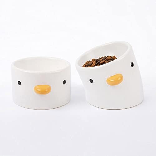 CPSUN Slow Feeder Bowl Cute Chick Design Ceramic Pet Cat Dog Bowl boluri de băut pentru câini mici catelus pisici adulte hrănire