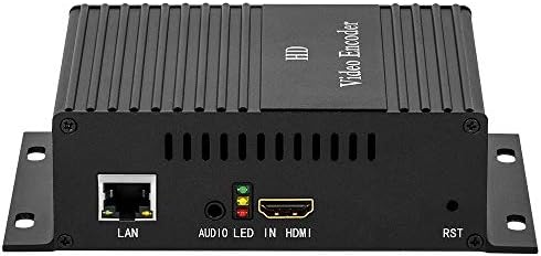 Haiweitech H.264 HDMI MPEG-4 Live Streaming Encoder, Full HD 1080P IPTV Video Encoder Support HLS M3U8 FFMPEG VLC HTTP RTSP