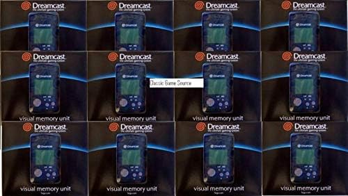 12 loturi noi carduri de memorie virtuală albastru VMU Sega Dreamcast