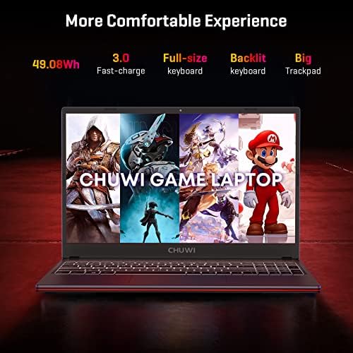 Laptop CHUWI CoreBook XPro 15.6, 8 GB RAM 512 GB SSD, Intel Core i3-1215u, laptopuri Windows 11, afișaj FHD 1920x1080, cameră