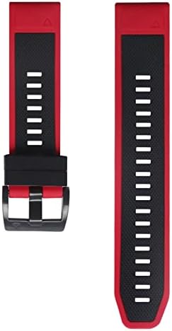 Bdnjn 26 22mm silicon cu lanțuri rapide curele cu benzi de ceasuri pentru garmin fenix 6x 6 pro smart watch easyfit band de