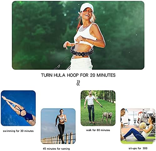 Ponderat Hoola Hoop 2 în 1 Fitness Pierdere în greutate masaj non-toamna achable & amp; Dimensiune
