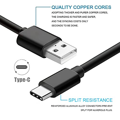 USB Tip C Încărcător cablu de încărcare Cablu pentru LG Stylo 4 5 6, ThinQ G5 G6 G7 G8 G8X K51, V20 V30 V30S V35 V40 v50 v60, LG Xboom Go PL2, PL5, Difuzoare PL7, JBL & difuzoare cu Port USB Tip C