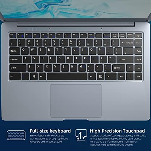 laptop jumper 14 Inch Full HD cu 14nm Intel Celecon Dual Core,12 GB RAM,256 GB SSD,Windows 11,tastatură de dimensiune completă,