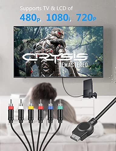 URWOOW Component AV cablu pentru PS3 Premium de înaltă rezoluție HDTV Component RCA Audio Video cablu 6 fir compatibil cu PS3