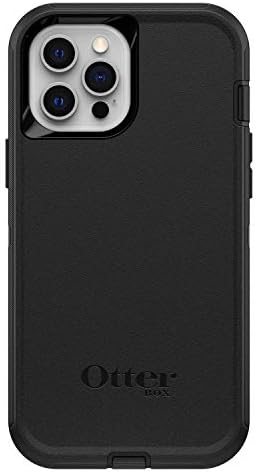 Otterbox pentru Apple iPhone 12 Pro Max, carcasă de protecție superioară rezistentă, seria apărătoare, negru