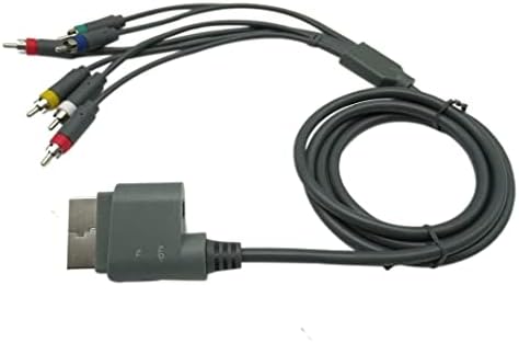 Jamal HD TV Component compozit audio video AV cablu cablu gri pentru Microsoft Xbox 360