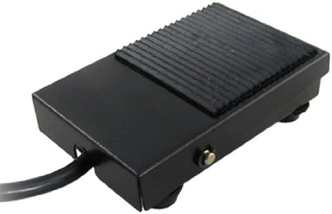 Qtqgoitem TFS-1 Comutator de pedală de alimentare de moment comutator de pedală AC 250V 10A 1NO 1NC