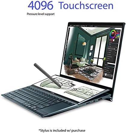 ASUS ZenBook Duo 14 Ux482 ecran tactil FHD NanoEdge de 14, Core i7-1195g7, GeForce MX450, 16 GB RAM, 1 TB SSD, ScreenPad Plus,