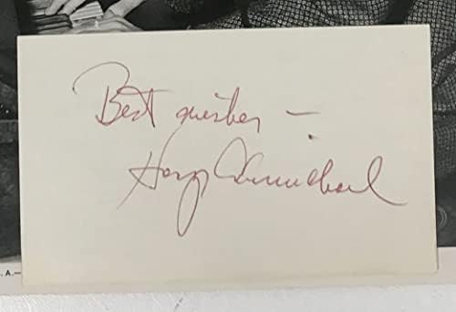 Hoagy Carmichael semnat autografat semnătură vintage 8.5x11 afișaj - Lifetime CoA