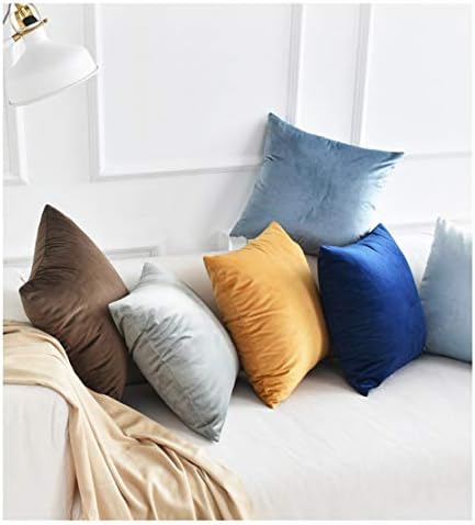 Andreannie set de 4 catifea de culoare mixtă super moale confortabilă confortabilă confortabilă cu pernă decorativă solidă