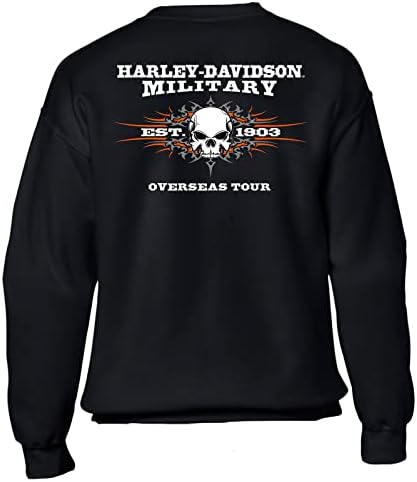 Harley -Davidson Militar - Graficul Graphic Pullover Graphic Graphic Graphic - Tur de peste mări | Toate în