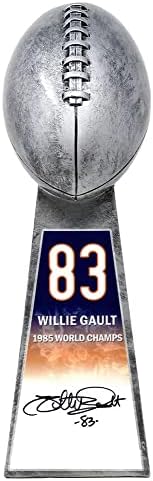 Willie Gault a semnat campion mondial de fotbal de 15 inch Replica Trofeu de argint - NFL Autografat Articole diverse