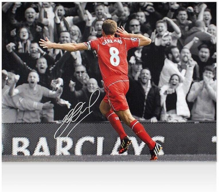 Steven Gerrard a semnat Liverpool Photo - The Best There There Will Be - Fotografii Autografate de fotbal