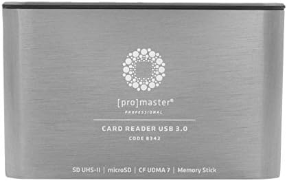 ProMaster Professional USB 3.0 Multi Card Reader-Slot Dual SD, CF, și cititor de carduri Micro SD