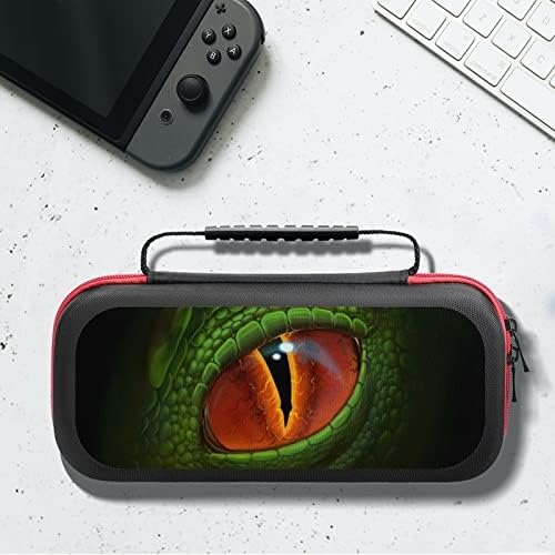 Carcasă de transport a ochiului Green Dragon Eye pentru Switch Lite Lite Portable Travel Storage Storage pentru jocuri de accesorii