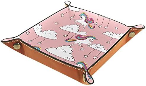 Lyetny Childhood Unicorn Nori albi Stele roz de depozitare cutia de depozitare Pink Naps