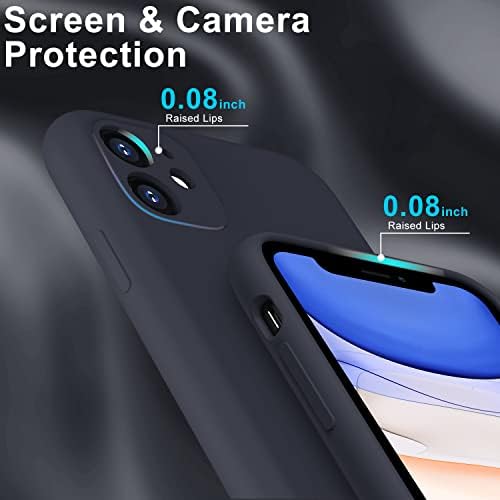 Deenakin iPhone 11 Carcasă cu protector de ecran, Pass 16ft picătură test de șoc rezistent la șoc rezistent la moale flexibil