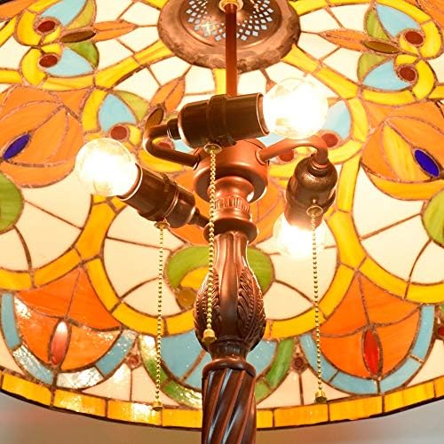 LRJSKWZC TIFFANY LAMPA LAMPĂ DE PLOT 60cm Living Living Room LAMPA LAMPA LAMPĂ AMERICANĂ AMERICANĂ STRAGHT LAMPURI VERTICAL