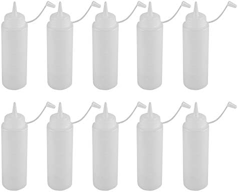 ALREMO HUANGXING-distribuitor de condimente din Plastic, sticle de stoarcere a condimentelor, cu capac detașabil duză îngustă