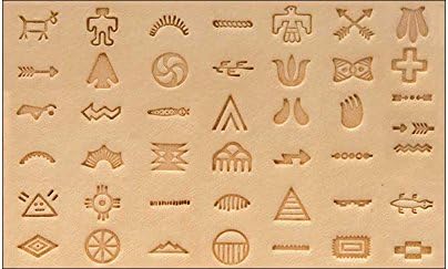 Set de timbre Simbol American Tandy Leather Native American 8160-00