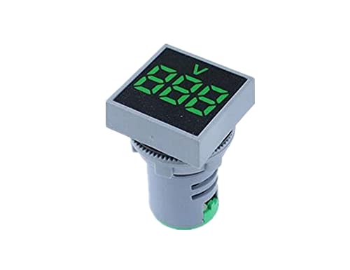 HWGO 22mm Mini Voltmetru Digital Square AC 20-500V Volt Testion Tester Tester Power Indicator LED Afișat