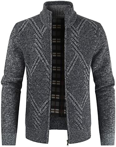 Mens paltoane si jachete iarna Cardigan pulover jacheta Maneca lunga tricotate pulover Top Outwear haina Jachete